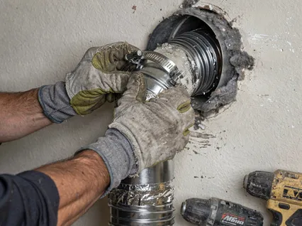 Dryer Vent Hose Installation in Buena Park