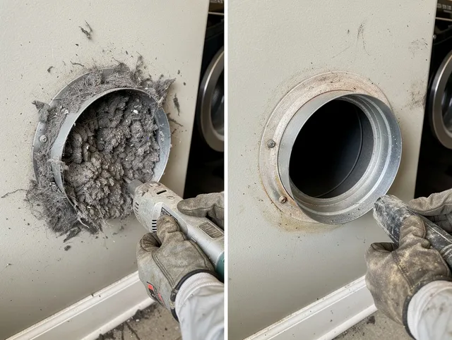 Professional clogged vent cleaning by Buena Park Dryer Vent Cleaning in Buena Park