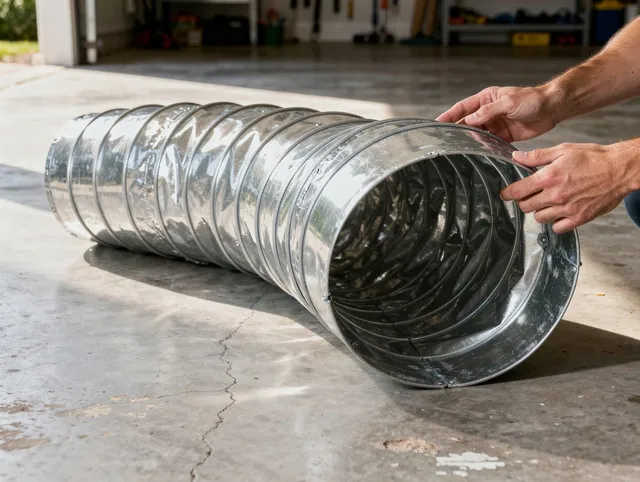 Buena Park Dryer Vent Cleaning specialist using advanced equipment for thorough duct cleaning in Buena Park